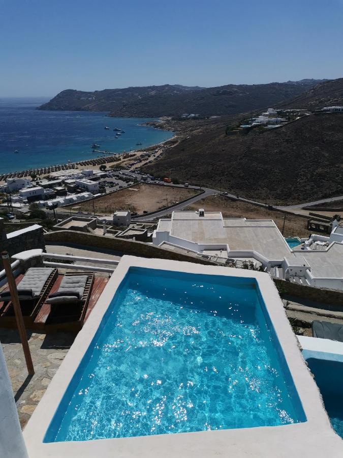 Villa Viktoria In Elia Beach, Mykonos Mykonos Town Luaran gambar